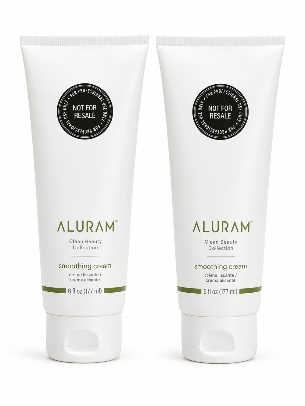 Aluram Smoothing Cream 6 Fl.Oz Clean Beauty Anti Frizz Hair Care Duo